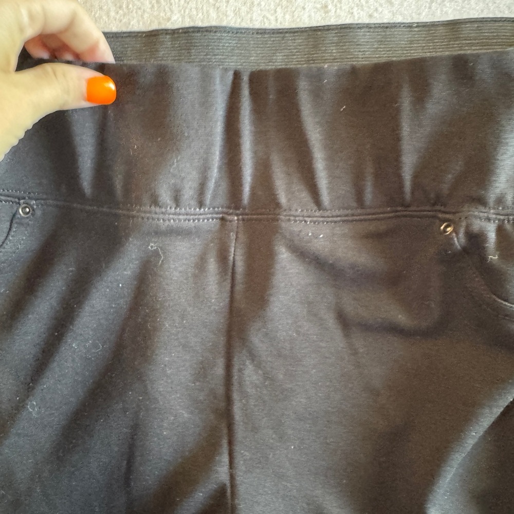 Maurices Women Size XL Black Leggings with Stretch Waist‎ - Picture 2 of 7